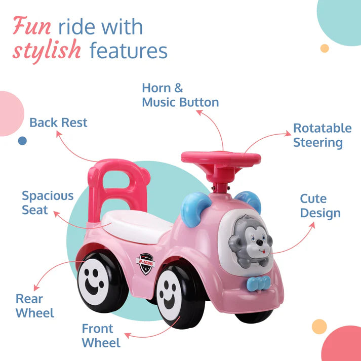 Kids Ride-on Toy Car - Monkey Theme | uSmile.toys" www.usmile.toys